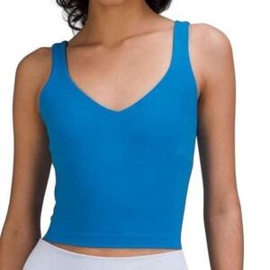 Brand new Blue Lululemon Size 4 Align Top